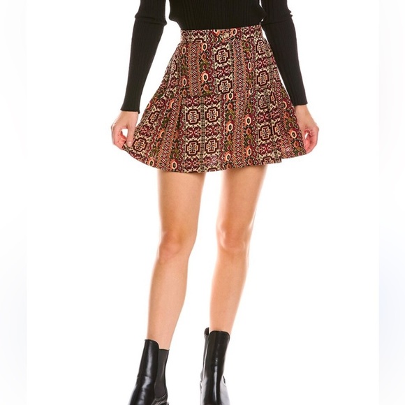 Walter Baker Women's Shauna Mini Skirt Size 4 100% Polyester Multicolor Casual - Picture 1 of 9